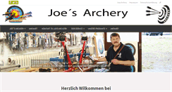 Desktop Screenshot of joes-archery.de